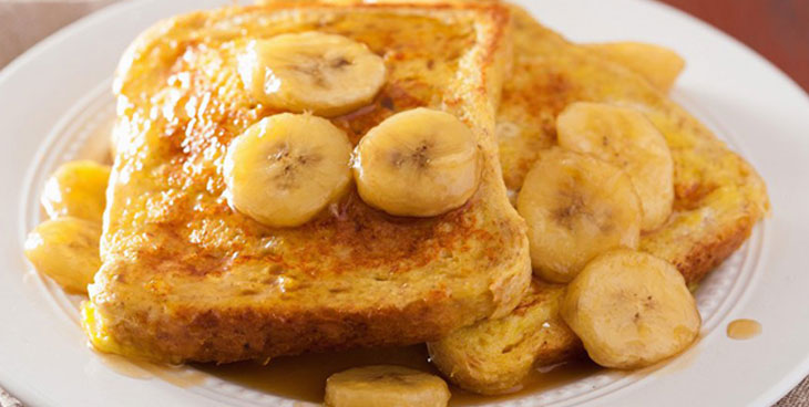 Pain perdu à la banane